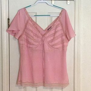New Libby Edelman Women’s Pink Summer Top